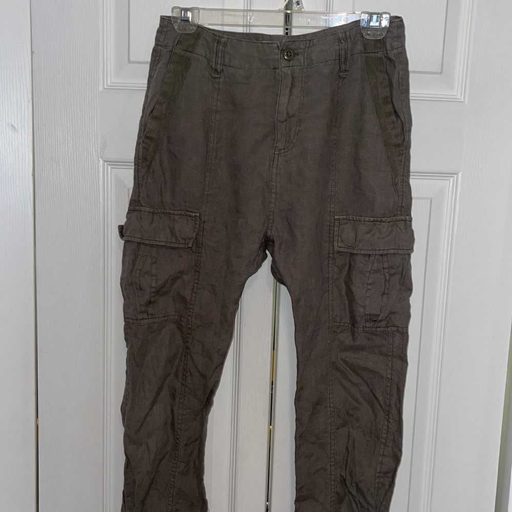 Joie Linen Army Tie up Pant